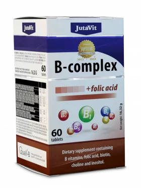 JUTAVIT B COMPLEX CU ACID FOLIC 60 TB