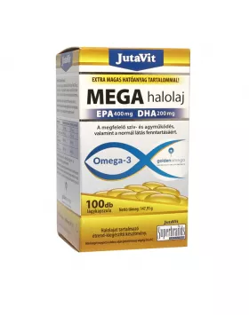 JutaVit Ulei de pește MEGA  EPA 400 mg  DHA 200 mg Omega-3 
