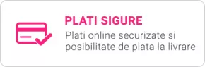 <i class='base64-icon base-2'></i><p><span>PLATI SIGURE</span> Plati online securizate si posibilitate de plata la livrare</p>