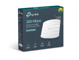 ACCESS POINT TP-LINK wireless 300Mbps, port 10/100Mbps, 2 antene interne, PoE, montare pe tavan "EAP115" (include TV 1.75lei)