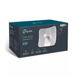 ACCESS POINT TP-LINK wireless exterior  867Mbps  port 10/100/1000Mbps, antena interna, pasiv PoE, 5GHz "CPE710" (include TV 1.75lei)