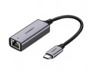 ADAPTOR RETEA Ugreen, "CM199" USB Type-C to Gigabit LAN Adapter, LED, gri "50737" (include TV 0.18lei) - 6957303857371