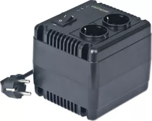AVR GEMBIRD  1000VA/ 600W, 2 x socket Schuko, indicatie status cu LED, sinusoida pura, "EG-AVR-1001"i)  (include TV 3.5lei)