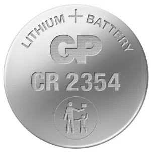Baterie GP Batteries, butoni (CR2354) 3V lithium, blister 1 buc. "GPCR2354E-2CPU1" "GPPBL2354001" (include TV 0.01 lei)