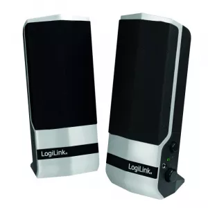 BOXE LOGILINK 2.0, RMS:  4.8W (2 x 2.4W), black&amp;amp;silver, USB power "SP0026" (include TV 0.8lei)