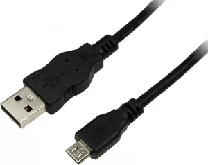 CABLU alimentare si date LOGILINK, pt. smartphone, USB 2.0 (T) la Micro-USB 2.0 (T), 1m, negru, "CU0058" (include TV 0.06 lei)