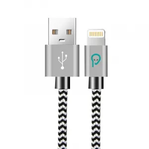 CABLU alimentare si date SPACER, pt. smartphone, USB 2.0 (T) la Lightning (T), braided, retail pack, 1.8m, zebra,"SPDC-LIGHT-BRD-ZBR-1.8" (include TV 0.06 lei)