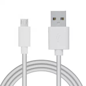 CABLU alimentare si date SPACER, pt. smartphone, USB 2.0 (T) la Micro-USB 2.0 (T), PVC, Retail pack, 0.5m, White,&amp;nbsp; "SPDC-MICRO-PVC-W-0.5" (include TV 0.06 lei)