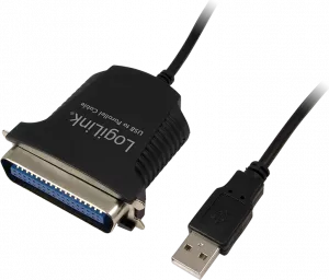 CABLU USB LOGILINK adaptor, USB 2.0 (T) la Paralel (Centronics 36-pin), 1.5m, conecteaza port USB cu imprimanta cu port paralel, negru, "AU0003C" (include TV 0.18lei)