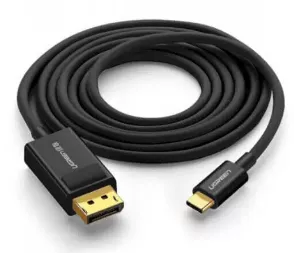 CABLU video Ugreen, "MM139"  USB Type-C (T) la DisplayPort (T), 1.5m, rezolutie maxima 4K UHD (3840 x 2160) la 60 Hz, negru, "50994" (include TV 0.8lei) - 6957303859948