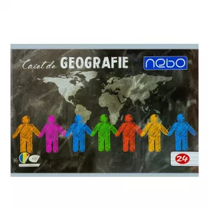 Caiet geografie A4, 24 file - NEBO