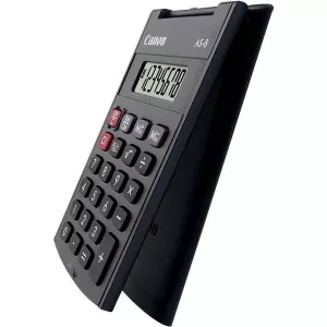 Calculator de birou CANON,AS-8, ecran 8 digiti, alimentare baterie, display LCD, negru, "BE4598B001AA" (include TV 0.18lei)