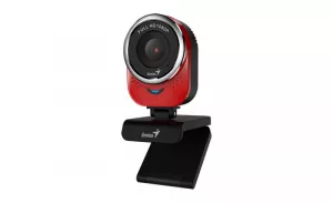 CAMERA WEB GENIUS  senzor 1080p Full-HD cu rezolutie video 1920x1080, QCam 6000, microfon, red "32200002401"  (include TV 0.18lei)