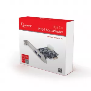 CARD adaptor GEMBIRD, PCI-Express la 2 x USB 3.0, "UPC-30-2P"
