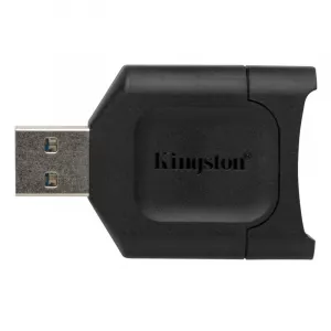 CARD READER extern KINGSTON, interfata USB 3.0, citeste/scrie: SD, micro SD, plastic, negru, "MLP" (include TV 0.18lei)