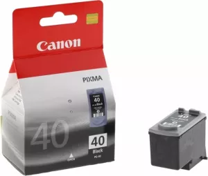 Cartus Cerneala Original Canon Black, PG-40, pentru Pixma IP1200|IP1300|IP1600|IP1700|IP1800|IP1900|IP2200|IP2500|IP2600|MP140|MP150|MP160|MP170|MP180|MP190|MP210|MP220|MP450, , incl.TV 0.11 RON, "BS0615B001AA"
