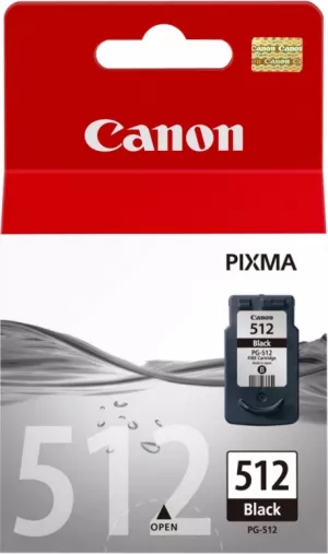 Cartus Cerneala Original Canon Black, PG-512, pentru Pixma IP2700|MP230|MP240|MP250|MP260|MP270|MP280|MP282|MP480|MP490|MP495|MX320|MX330|MX340|MX350|MX360|MX410|MX420, , incl.TV 0.11 RON, "BS2969B001AA"