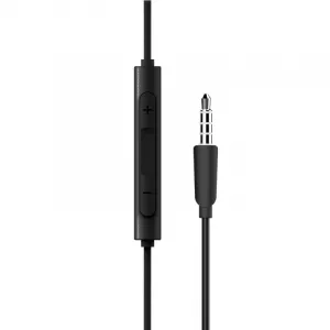 CASTI Edifier, cu fir, intraauriculare - butoni, pt smartphone, microfon pe fir, conectare prin Jack 3.5 mm, buton in-line, negru, "P205-BK", (include TV 0.18lei)