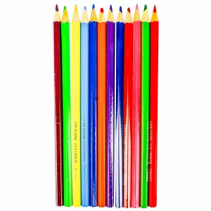 Creioane color hexagonale, 12 buc/set - NEBO