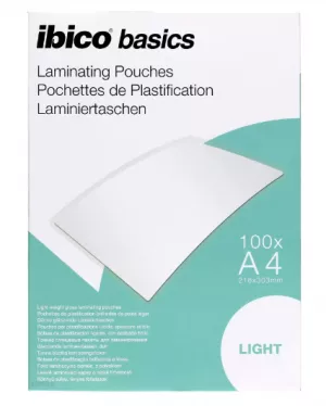 Folie IBICO Light pentru laminare la cald,  A4,  75 mic., 100buc/set, "627308"