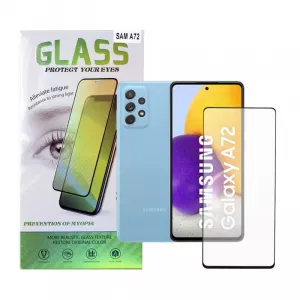 FOLIE STICLA  Spacer pentru Samsung Galaxy A72, grosime 0.3mm, acoperire totala ecran, strat special anti-ulei si anti-amprenta, Tempered Glass, sticla 9D, duritate 9H "SPPG-SM-GX-A72-TG"