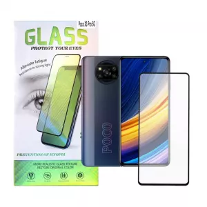 FOLIE STICLA  Spacer pentru Xiaomi Pocophone X3 Pro 5G, grosime 0.3mm, acoperire totala ecran, strat special anti-ulei si anti-amprenta, Tempered Glass, sticla 9D, duritate 9H "SPPG-XI-PC-X3P5G-TG"
