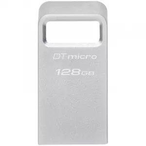 Kingston 128GB DataTraveler Micro 200MB/s Metal USB 3.2 Gen 1 EAN: 740617328028, "DTMC3G2/128GB"(include TV 0.03 lei)