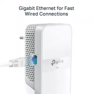 KIT ADAPTOR + Amplificator POWERLINE TP-Link, AC1200 dual band 802.11ac Wi-Fi, Gigabit Ethernet Port, "TL-WPA7617 KIT" (include timbru verde 1.5 lei)