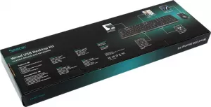 KIT wired SPACER USB, tastatura "SPKB-S62" + mouse optic "SPMO-F01", black, "SPDS-S6201" 45505412   (include TV 0.8lei)