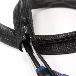 MANSON protectie cabluri LOGILINK, cu fermoar, diametru 35mm, 2m, negru, "KAB0049"