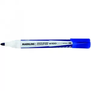 Marker whiteboard markline, albastru  MW100BLU – Linc