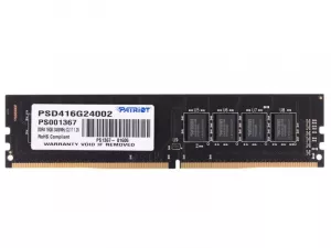Memorie DDR Patriot DDR4 16 GB, frecventa 2400 MHz, 1 modul, "PSD416G24002"