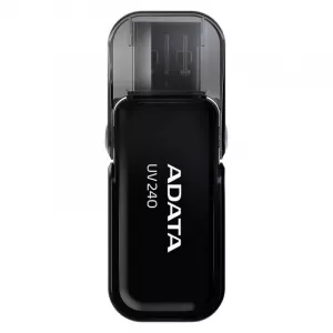MEMORIE USB 2.0 ADATA 32 GB, cu capac, carcasa plastic, negru, "AUV240-32G-RBK" (include TV 0.03 lei)