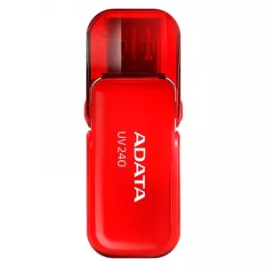 MEMORIE USB 2.0 ADATA 32 GB, cu capac, carcasa plastic, rosu, "AUV240-32G-RRD" (include TV 0.03 lei)