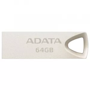 MEMORIE USB 2.0 ADATA 64 GB, clasica, carcasa aliaj zinc, argintiu, "AUV210-64G-RGD" (include TV 0.03 lei)