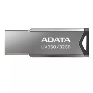 MEMORIE USB 3.2 ADATA 32 GB, clasica, carcasa metalica, argintiu, "AUV350-32G-RBK" (include TV 0.03 lei)