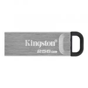 MEMORIE USB 3.2 KINGSTON 256 GB, clasica, carcasa metalic, argintiu, "DTKN/256GB" (include TV 0.03 lei)