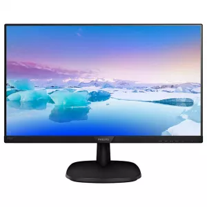 MONITOR PHILIPS 23.8", home, office, IPS, Full HD (1920 x 1080), Wide, 250 cd/mp, 5 ms, VGA, DVI, HDMI, "243V7QDAB/00" (include TV 6.00lei)