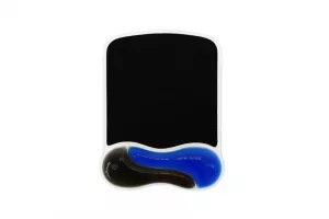 MOUSE pad KENSINGTON Duo Gel, suport ergonomic pentru incheietura mainii, cu gel, albastru/negru, "62401"