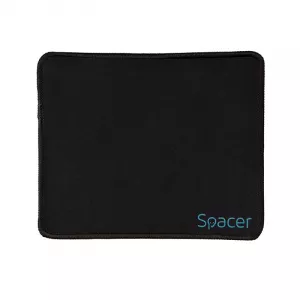 MousePAD SPACER, cauciuc si material textil, cusut pe margine, 220 x 180 x 2 mm, negru "SP-PAD-S" 45506698