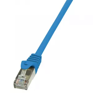 PATCH CORD FTP LOGILINK Cat5e, cupru-aluminiu, 0.25 m, albastru, AWG26, ecranat "CP1016S" (include TV 0.06 lei)