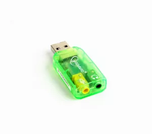 PLACA de SUNET GEMBIRD, extern, interfata USB, conectori 3.5 mm jack, "SC-USB-01"