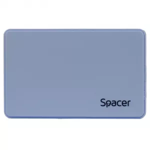 RACK extern SPACER, pt HDD/SSD, 2.5 inch, S-ATA, interfata PC USB 3.0, plastic, Bleu, "SPR-25612BL" (include TV 0.8lei)