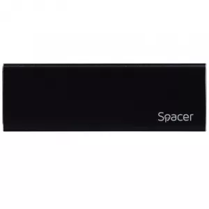 RACK extern SPACER, pt. SSD M.2 NGFF, interfata PC USB 3.1 Type C, aluminiu, negru, "SPR-M2TYPEC-01" (include TV 0.8lei)