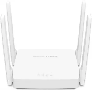 ROUTER MERCUSYS wireless 1200Mbps, 2 porturi LAN 10/100 Mbps, 1 x WAN 10/100 Mbps, 4 x antene externe, Dual Band AC1200 "AC10" (include TV 1.75lei)