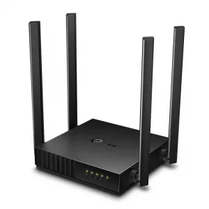 ROUTER TP-LINK wireless 1200Mbps, 4 porturi 10/100Mbps, 4 antene externe, Dual Band AC1200 "Archer C54"(include TV 1.75lei)