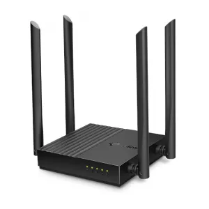ROUTER TP-LINK wireless 1200Mbps, MU-MIMO, 4 porturi Gigabit, 4 antene externe, Dual Band AC1200 "Archer C64" (include TV 1.75lei)