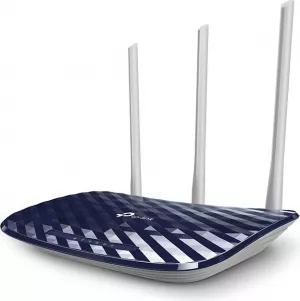 ROUTER TP-LINK wireless  750Mbps, 4 porturi 10/100Mbps, 3 antene ext, Dual Band AC750, "AUCH_Archer C20" (include timbru verde 1.5 lei) - 835010