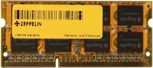 SODIMM  Zeppelin, DDR3 8GB, 1600 MHz, low voltage 1.35V "ZE-SD3-8G1600V1.35"