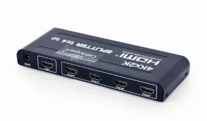 SPLITTER video GEMBIRD, split HDMI la 4 monitoare, conector 1: HDMI (M); conector 2: HDMI (M) x 4, "DSP-4PH4-02" (include TV 0.8lei)